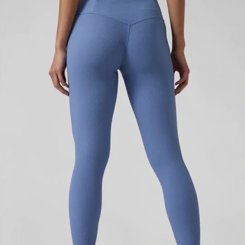COPY - ATHLETA ELATION RIB TIGHT IN COTTAGE BLUE NWOT